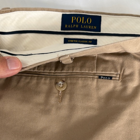 Polo by Ralph Lauren Men's Khaki Stretch Chinos - Picture 1 of 3